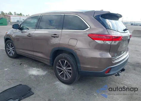 2017 Toyota Highlander Xle из США, поврежденный, VIN 5TDKZRFH8HS210208